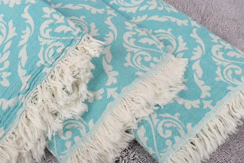 Turkish Beach Towel Personalized, Best Friend Christmas Gift, Turkish beach towel, Bath towel, 68x36 Cotton Baroque Towel, Lightweight Turkish towel - 6