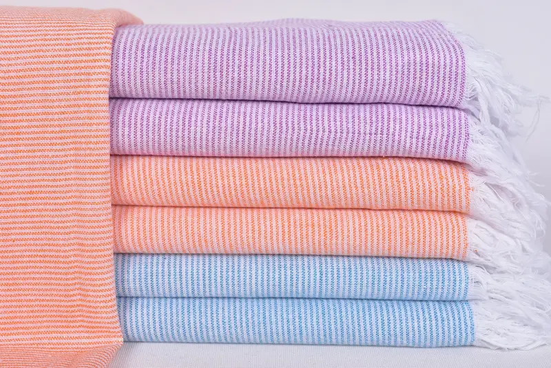 Favores de ducha de novia, toalla fouta, regalo familiar, toalla a rayas de algodón de 70x40, regalos de despedida de soltera, toalla antibacteriana turca Peshtemal - 1
