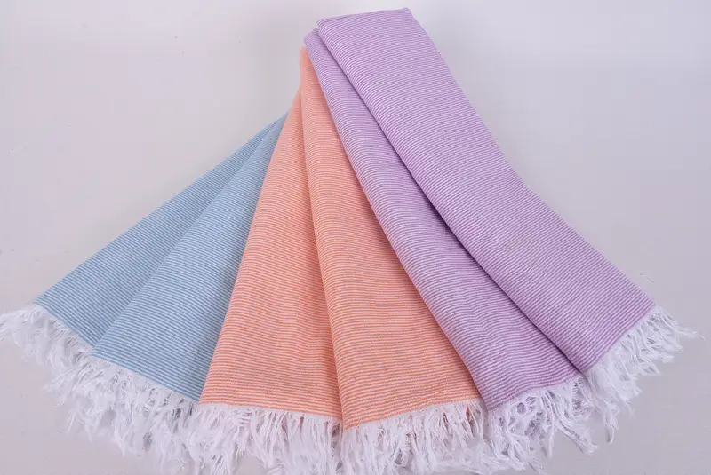 Favores de ducha de novia, toalla fouta, regalo familiar, toalla a rayas de algodón de 70x40, regalos de despedida de soltera, toalla antibacteriana turca Peshtemal - 4
