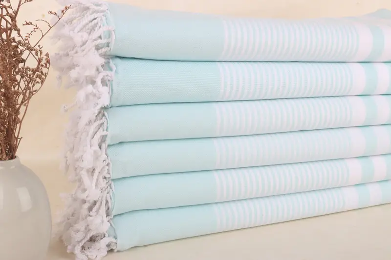 40x71 Inches Mint Cotton Towel, Bachelorette Party Gift, Turkish