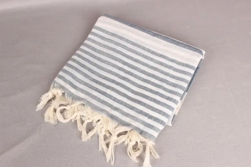Personalized Wedding Gift, Quick-Dry Beach Towel, 70x40 Cotton Striped Towel, House Warming Gift, Florida Bachelorette Party Favors, Bachelor Gifts - 6