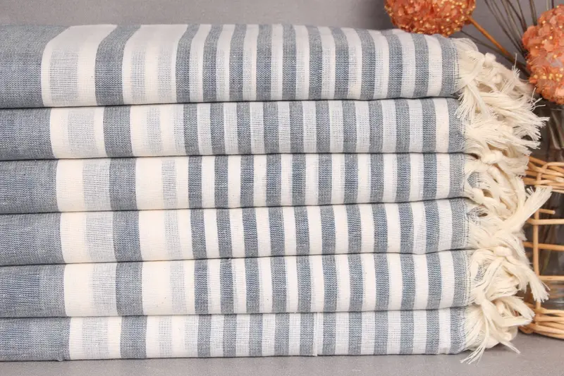 Personalized Wedding Gift, Quick-Dry Beach Towel, 70x40 Cotton Striped Towel, House Warming Gift, Florida Bachelorette Party Favors, Bachelor Gifts - 2
