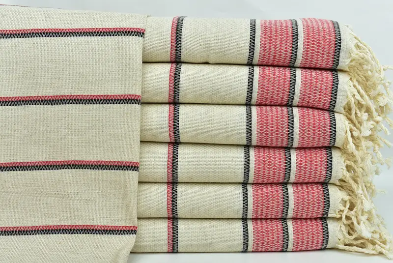 Custom Turkish Towel, Turkish Hand Towel, 40x20 Linen Striped Towel, Boyfriend Gift, Turkish Tea Towel, Turkish Towel Hand Towel, Customized Towels - 1