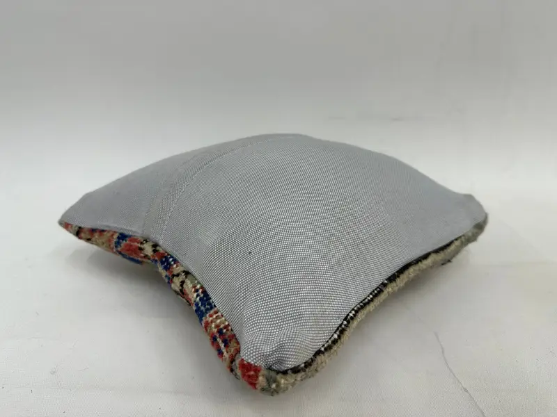 Turkish Pillow, Antique Pillows, Christmas Pillow Sham, 12x12 Blue Cushion Cover, Pillow, Turkish Corner Pillow, Home Decor Pillow - 7