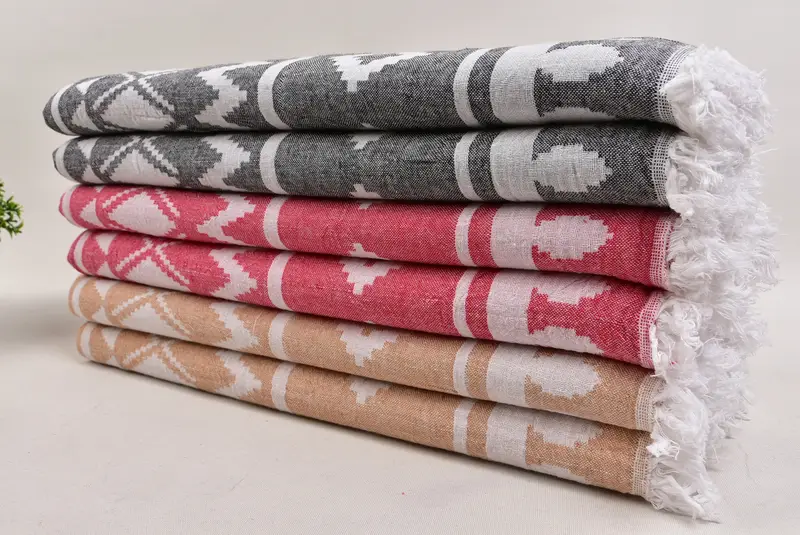 Absorbent towel, Bachelorette Party Gift, Personalized Wedding Gift, Anniversary Gift For Her, Custom Wedding Towel, 68x40 Cotton Aztec Towel - 3