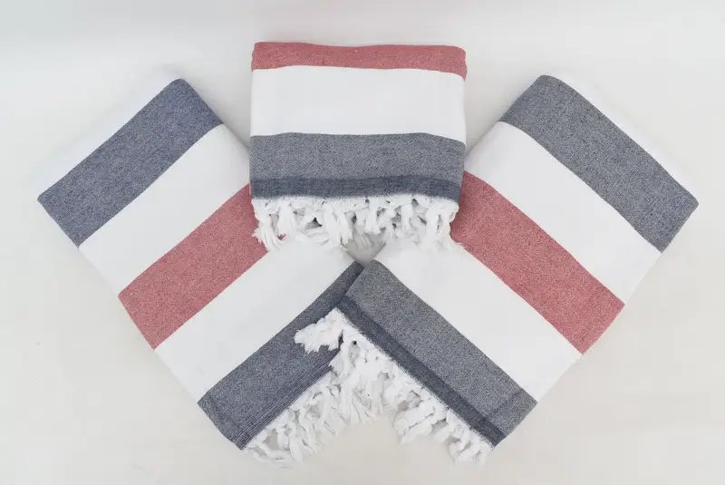 64x36 Cotton Striped Terry Towel, Travel towel, Custom Wedding Gift, Beach Towel Bulk, Handwoven Turkish bath towel, Xmas Gifts, Custom Towel Beach - 5