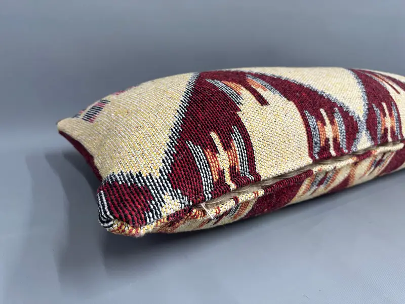 16x36 Yellow Cushion Cover, Designer Throw Pillow Case, Kilim Pillow Cover, Pillow for Sofa, Vintage Kilim Throw Pillow, Pillow - 6