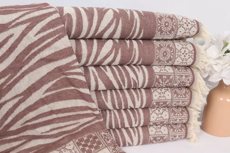 Turkish Towel Hand Towel, Towel With Name, Bridesmaid Gifts, Gift For The Home, Wedding Favors, Home Decor Towel, 28x20 Cotton Striped Towel - 1