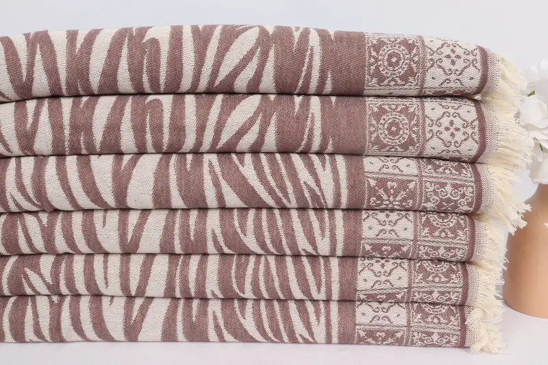 Turkish Towel Hand Towel, Towel With Name, Bridesmaid Gifts, Gift For The Home, Wedding Favors, Home Decor Towel, 28x20 Cotton Striped Towel - 3