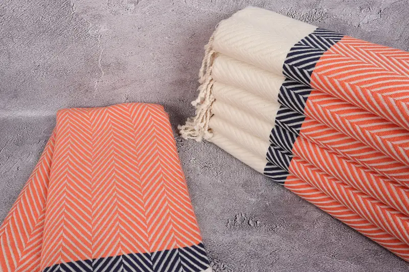 Turkish Towel USA, Bachelorette Party Decorations, 84x40 Cotton Striped Towel, Beach towel, Decorative Towel, Personalized Wedding Gift For Couple - 3