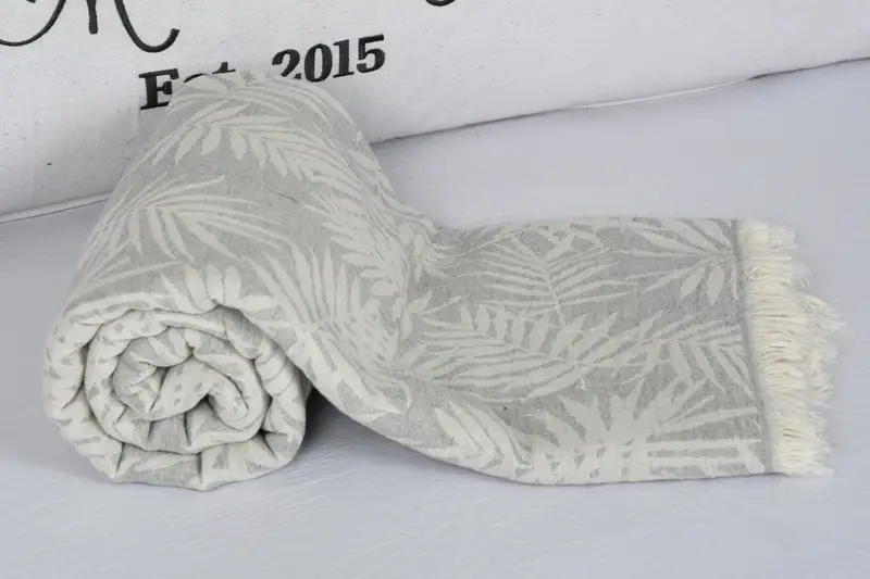 Christmas Tablecloth, Turkish Blanket, Bridal Shower Gift, Organic Throw, Monogram Blanket, Christmas Favors, 100x80 Cotton Floral Patterned Towel - 5