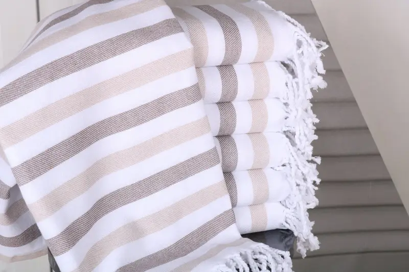 Custom Wedding Gift, Wedding Towel, Personalized Bridesmaid Gift, Custom Wedding Gifts, Decorative Towel, 70x40 Cotton Striped Towel, Bachelor Gift - 1