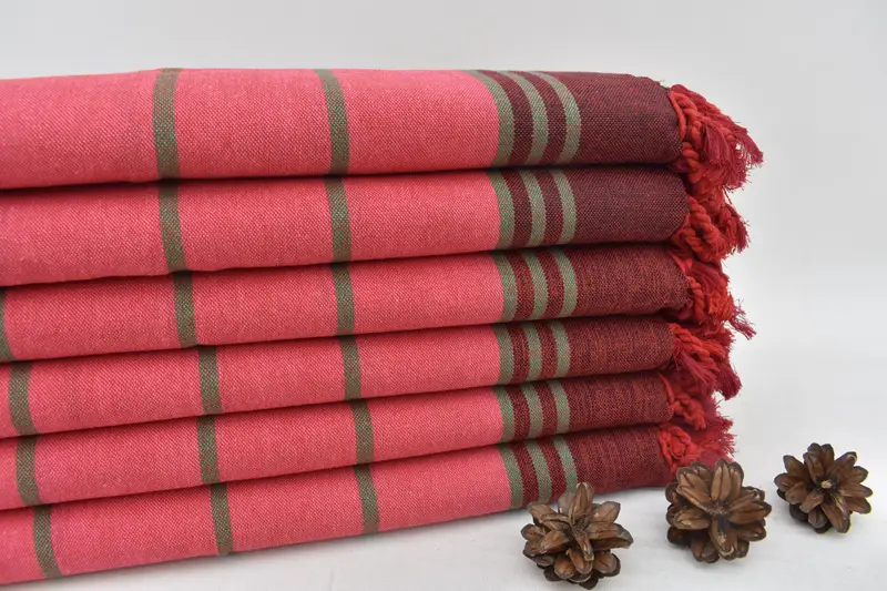 Thin towel, Monogram Beach Towel, 68x40 Cotton Striped Towel, Lightweight Turkish towel for beach, Gift For Best Friend, Bridal Shower Gift - 2