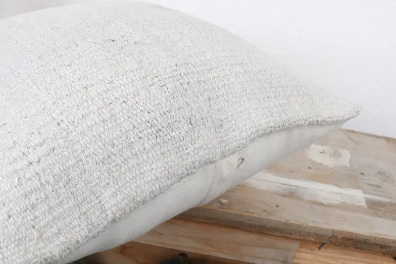 Handmade Kilim Cushion, Decorative Throw Cushion Case, Cushion, Handmade Throw Cushion, 16x16 White Pillow Case, Turkish Pillow, Kilim Cushion Sham - 6