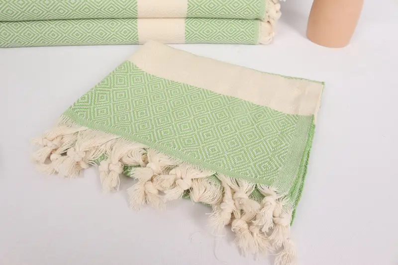 ガールトリップパーティーの好意、パーソナライズされたハンドタオル、刺繍タオル、モノグラムキッチンタオル、36x20コットンダイヤモンドタオル、トルコのタオルハンドタオル - 5