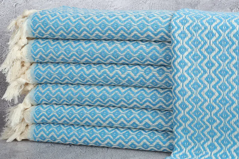 Kitchen Towel, Custom Hand Towel, Organic Tea Towel, Bachelorette Favor, 36x18 Cotton Diamond Towel, Monogram Towels, Monogram Kitchen Towel - 1