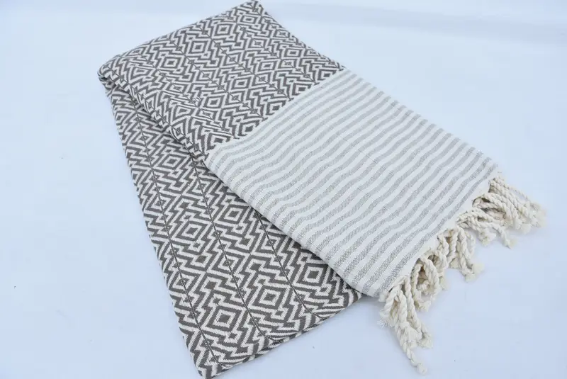 Turkish Bath Towel USA, 76x38 Cotton Diamond Towel, Organic Turkish towel, Beach Towel Bulk, Personalized Wedding Gift For Couple, Housewarming Gift - 6