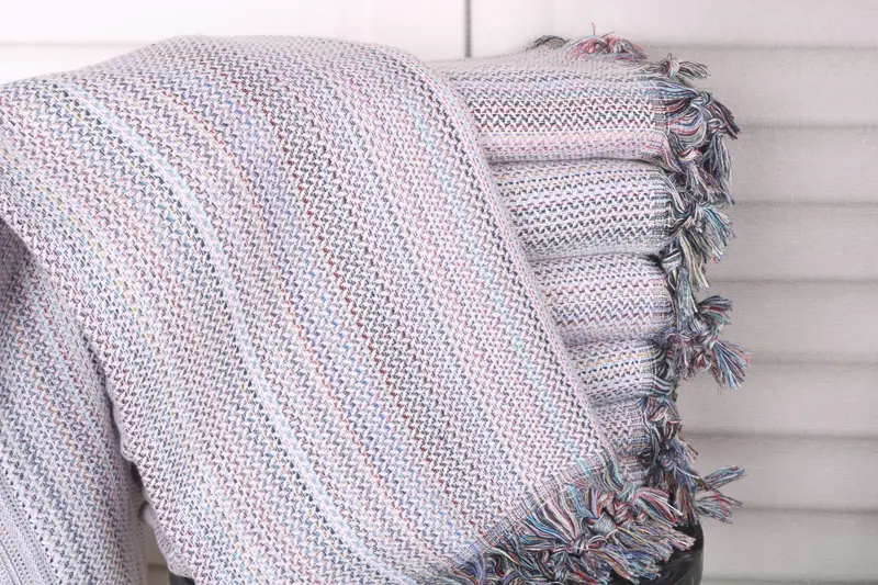 Herringbone Towel Handmade Gift, Personalized Beach Towel, 36x71 Inches