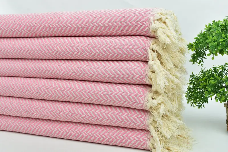 El yapımı hediye, 36x18 pamuklu chevron havlu, Türk el havlu, monogram havlu, özel el havlu, kişiselleştirilmiş mutfak havlu, en iyi arkadaş için hediye - 3