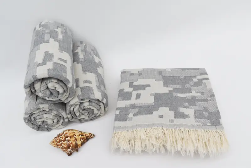 Gift Boxes Towel, Turkish bath towel, 68x36 Cotton Camouflage Towel, Bachelorette Towel, Wedding Favors, Pool Towels, Monogram Beach Towel - 8