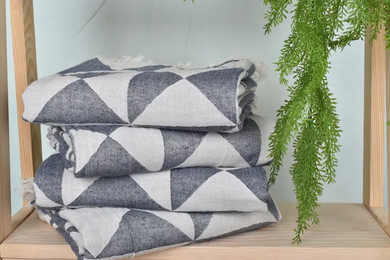 Custom Wedding Gift, Handmade Turkish Towel, Organic towel, Organic cotton Turkish peshtemal towel, Memorial Gift, Absorbent Turkish towel - 8