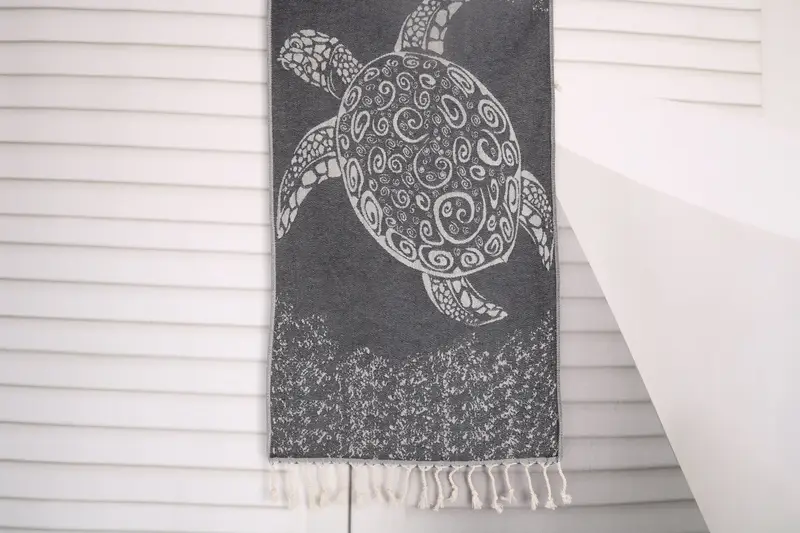 Towel With Name, Bachelor Party Gifts, Personalized Dish Towel, 36x18 Cotton Carretta Patterned Towel, Personalized Gifts, Personalized Hand Towel - 1
