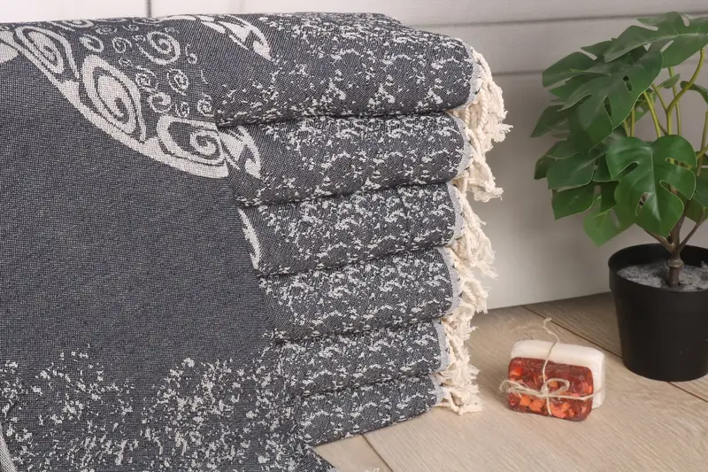 Towel With Name, Bachelor Party Gifts, Personalized Dish Towel, 36x18 Cotton Carretta Patterned Towel, Personalized Gifts, Personalized Hand Towel - 2