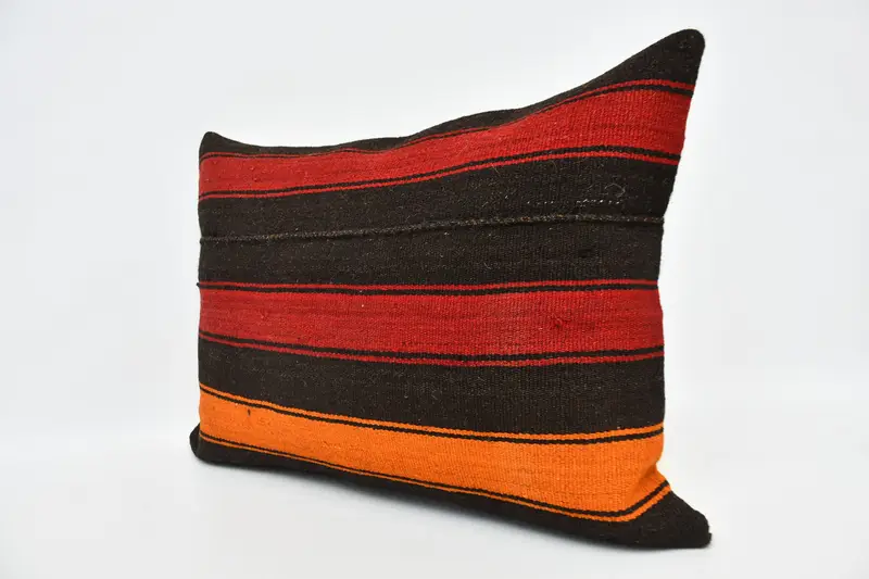 20x28 Brown Pillow Sham, Gift Pillow, Vintage Kilim Pillow, Toss Pillow Sham, Christmas Cushion Cover, Pillow for Sofa, Pillow Cover - 4
