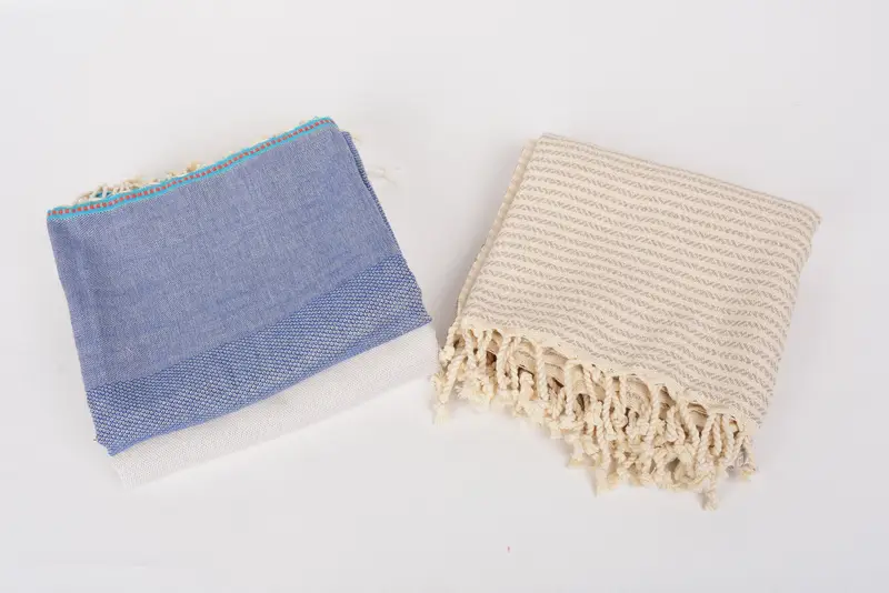 Memorial Gift, Fouta towel, 70x40 Cotton Set of 10 Towel, Thin and lightweight Turkish peshtemal, Bridesmaid Gift, Monogrammed Beach Towel - 7