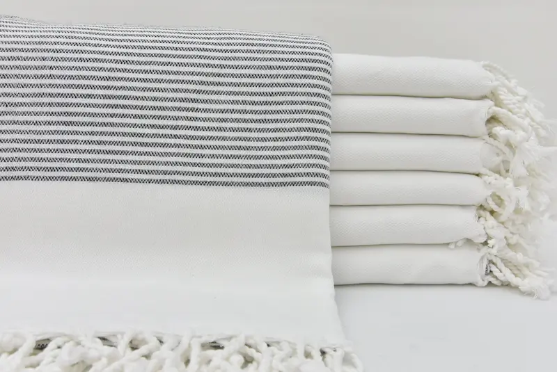 Bachelor Party Favors, Best Beach Towel, Turkish Towel Set, Bachelorette Gifts, 70x40 Cotton Striped Towel, Best Wedding Gift, Hammam towel - 1