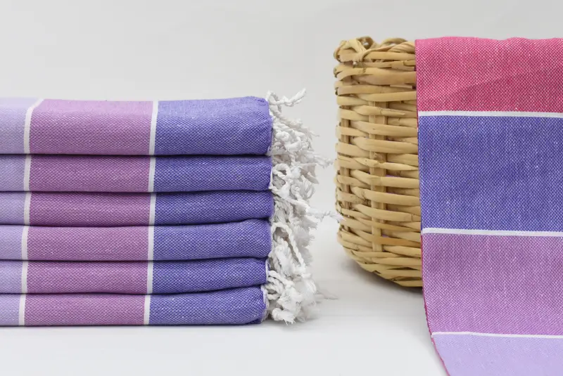 Custom Wedding Gifts, Organic Beach Towel, 70x40 Cotton Striped Towel, Bachelor Towel, Beach Towel Bulk, Thin towel, Best Friend Gift Ideas - 1