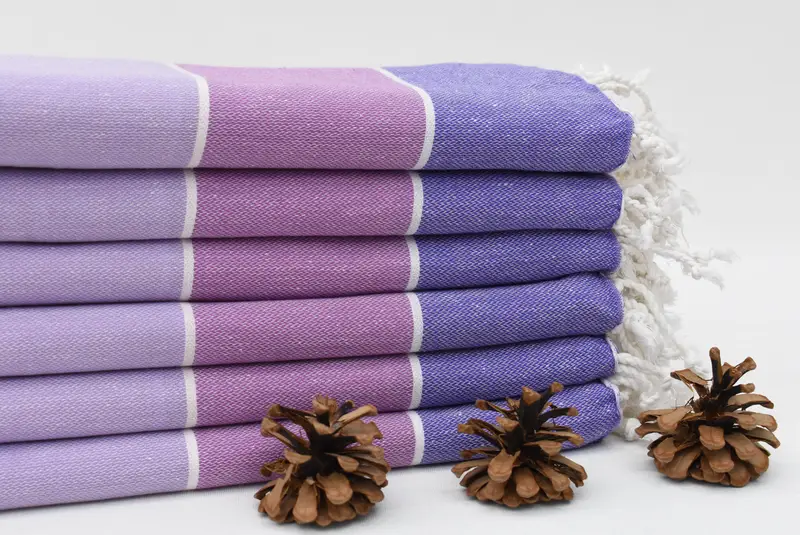 Custom Wedding Gifts, Organic Beach Towel, 70x40 Cotton Striped Towel, Bachelor Towel, Beach Towel Bulk, Thin towel, Best Friend Gift Ideas - 2