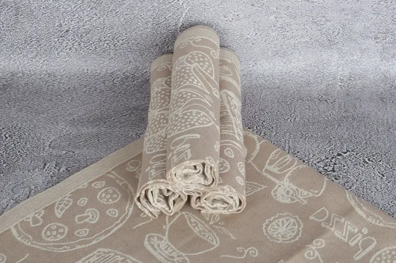 Monogrammed Hand Towel, Personalized Kitchen Towel, Personalized Hand Towel, 28x20 Cotton Italian Symbols Design Towel, Best Friend Christmas Gift - 8