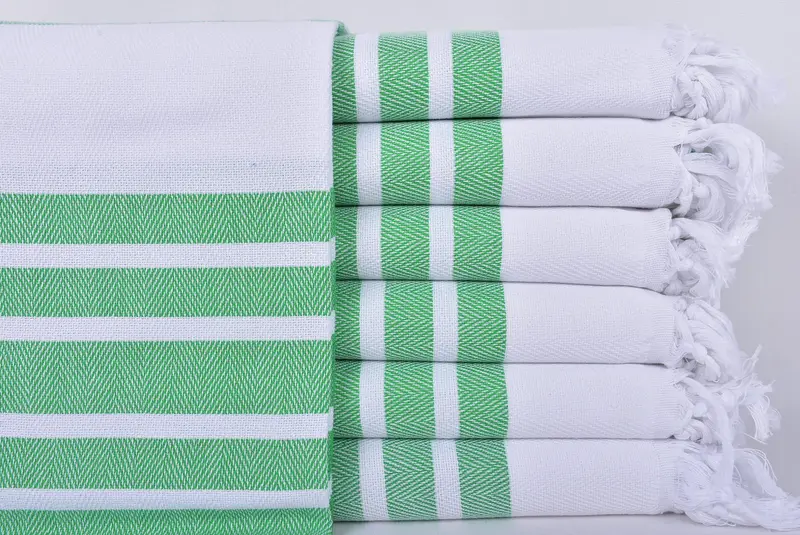 Turkish Towel Beach, 70x40 Cotton Herringbone Towel, Lightweight towel, Soft towel, Yoga Towel, Turkish fouta towel for outdoor use, Bachelor Gift - 1