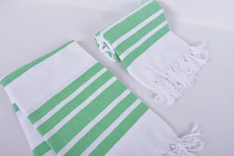 Turkish Towel Beach, 70x40 Cotton Herringbone Towel, Lightweight towel, Soft towel, Yoga Towel, Turkish fouta towel for outdoor use, Bachelor Gift - 7