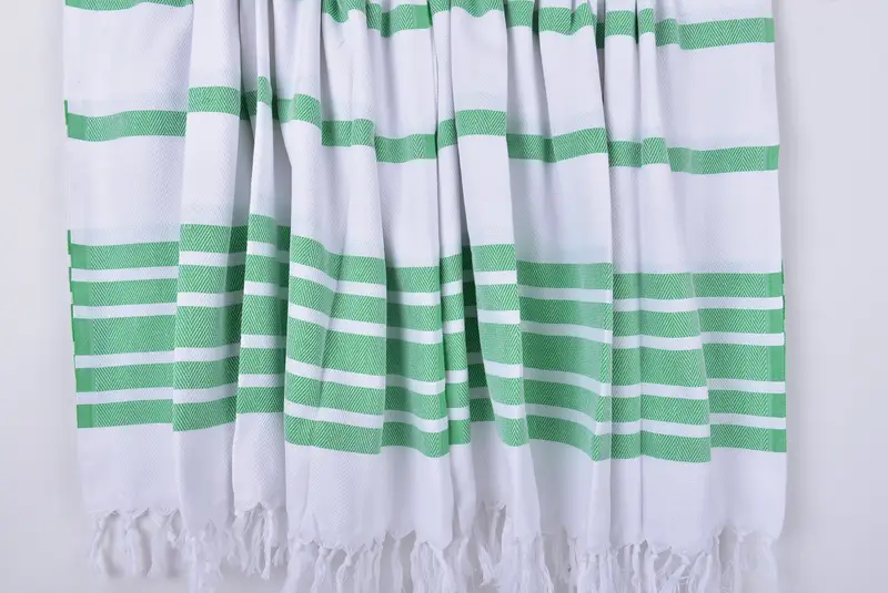 Turkish Towel Beach, 70x40 Cotton Herringbone Towel, Lightweight towel, Soft towel, Yoga Towel, Turkish fouta towel for outdoor use, Bachelor Gift - 8