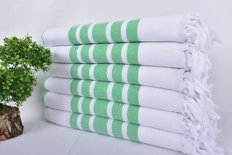 Turkish Towel Beach, 70x40 Cotton Herringbone Towel, Lightweight towel, Soft towel, Yoga Towel, Turkish fouta towel for outdoor use, Bachelor Gift - 3