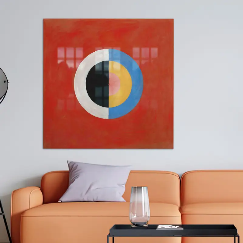 Modern Swan Circle Glass: Renkli Şekiller, Zarif Tasarım