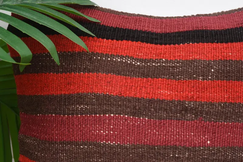 Wholesale Cushion Case, Kilim Cushion Sham, 12x12 Red Pillow, Interior Designer Pillow, Ethnical Kilim Rug Pillow, Indoor Pillow, Cushion Case - 2