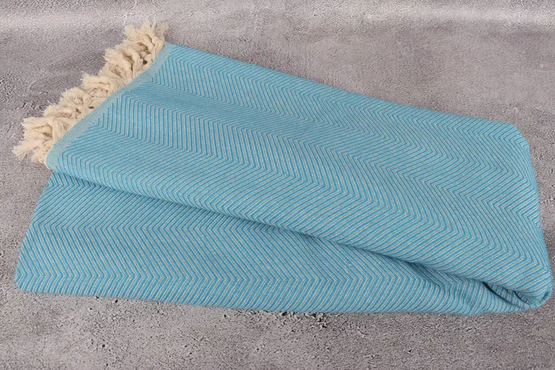 Bridesmaid Gifts, 84x68 Cotton Zig zag Towel, Personalized Blanket, Throw Blanket Couch, Wedding Gift Customized Blanket, Customized Throw Blankets - 6