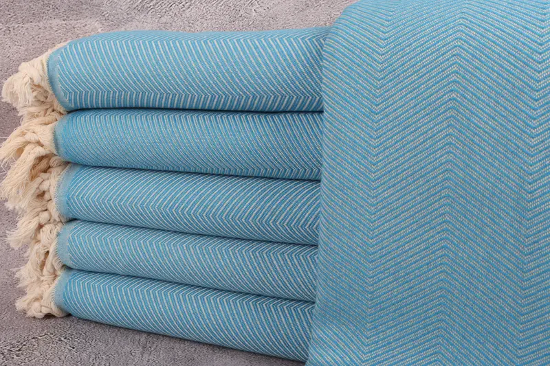 Bridesmaid Gifts, 84x68 Cotton Zig zag Towel, Personalized Blanket, Throw Blanket Couch, Wedding Gift Customized Blanket, Customized Throw Blankets - 1