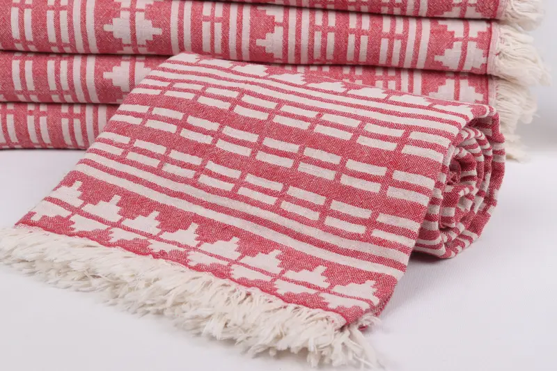 Bridal Shower Favors, 70x40 Cotton Kilim Design Towel, Bridal Party Gifts, Home Decor Gifts, Arizona Bachelorette Party Favors, Turkish Towel USA - 5