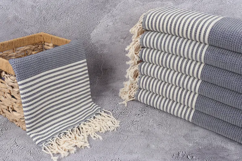 Engagement Gift, 68x40 Cotton Striped Towel, Personalized Turkish Towel, Custom Wedding Gift, Large Beach Towel Personalized, Turkish Towel USA - 3