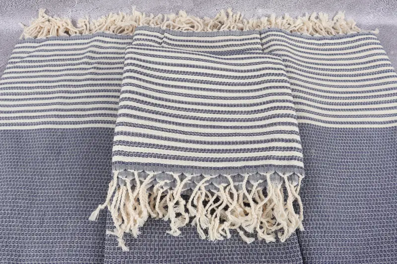 Engagement Gift, 68x40 Cotton Striped Towel, Personalized Turkish Towel, Custom Wedding Gift, Large Beach Towel Personalized, Turkish Towel USA - 4
