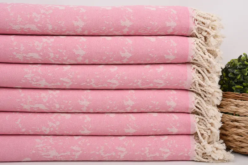 70x40 Cotton Carretta Patterned Towel, Thin towel, Bachelor Towel, Summer Gift, Beach Towel Personalized, Valentines Day Gift For Him, Turkish towel - 2