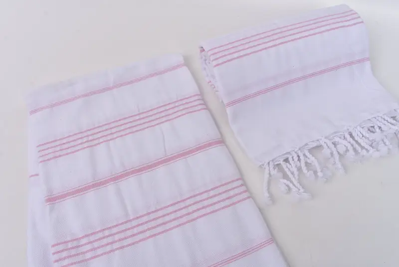 House Warming Gift, Turkish hand towel, Decorative Towel, Organic towel, Summer Towel, Bachelorette Party Decorations, 70x40 Cotton Striped Towel - 7