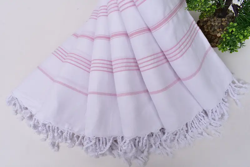 House Warming Gift, Turkish hand towel, Decorative Towel, Organic towel, Summer Towel, Bachelorette Party Decorations, 70x40 Cotton Striped Towel - 4
