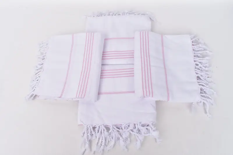 House Warming Gift, Turkish hand towel, Decorative Towel, Organic towel, Summer Towel, Bachelorette Party Decorations, 70x40 Cotton Striped Towel - 6