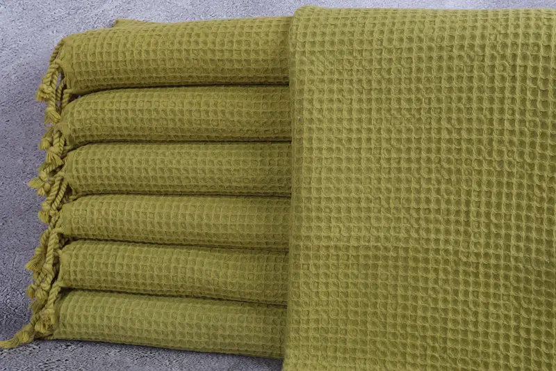 40x20 Cotton Waffle Towel, Personalized Gifts, Organic Towel, Personalized Gift For Her, Wedding Gift, Turkish Hand Towel, Gift For The Home Decor - 1
