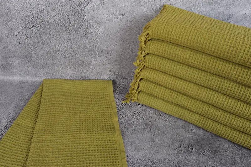 40x20 Cotton Waffle Towel, Personalized Gifts, Organic Towel, Personalized Gift For Her, Wedding Gift, Turkish Hand Towel, Gift For The Home Decor - 2